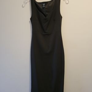 Black form fitting dress